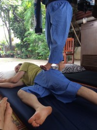 Walking Thai massage Chiang Mai