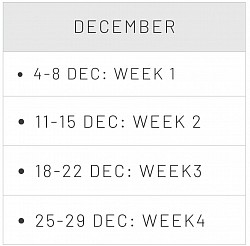 Sirichan Clinic and Massage Center - Dec 2023 Courses Calendar