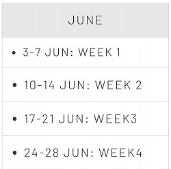 Sirichan Clinic & Massage Center - June Courses Calendar