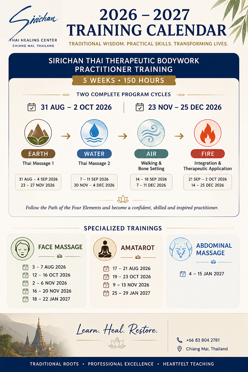 Calendar_SirichanMassageSchool