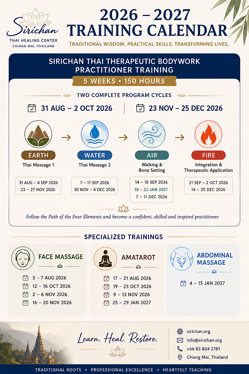 Calendar_SirichanMassageSchool